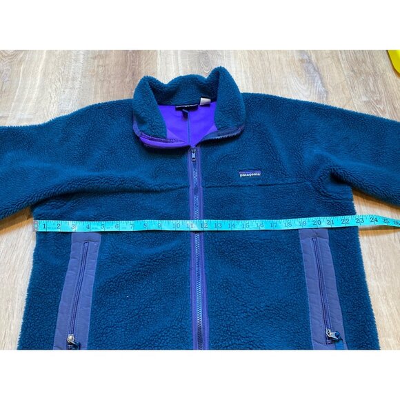 VTG 90's Patagonia PEF Deep Pile Retro X Fleece Jacket Made in USA Large - Picture 7 of 9